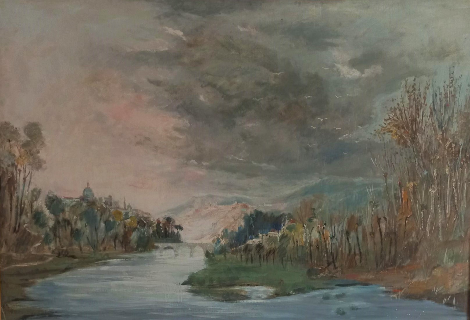 Paesaggio (dipinto) di di Spilimbergo, Adriano (XX secolo)