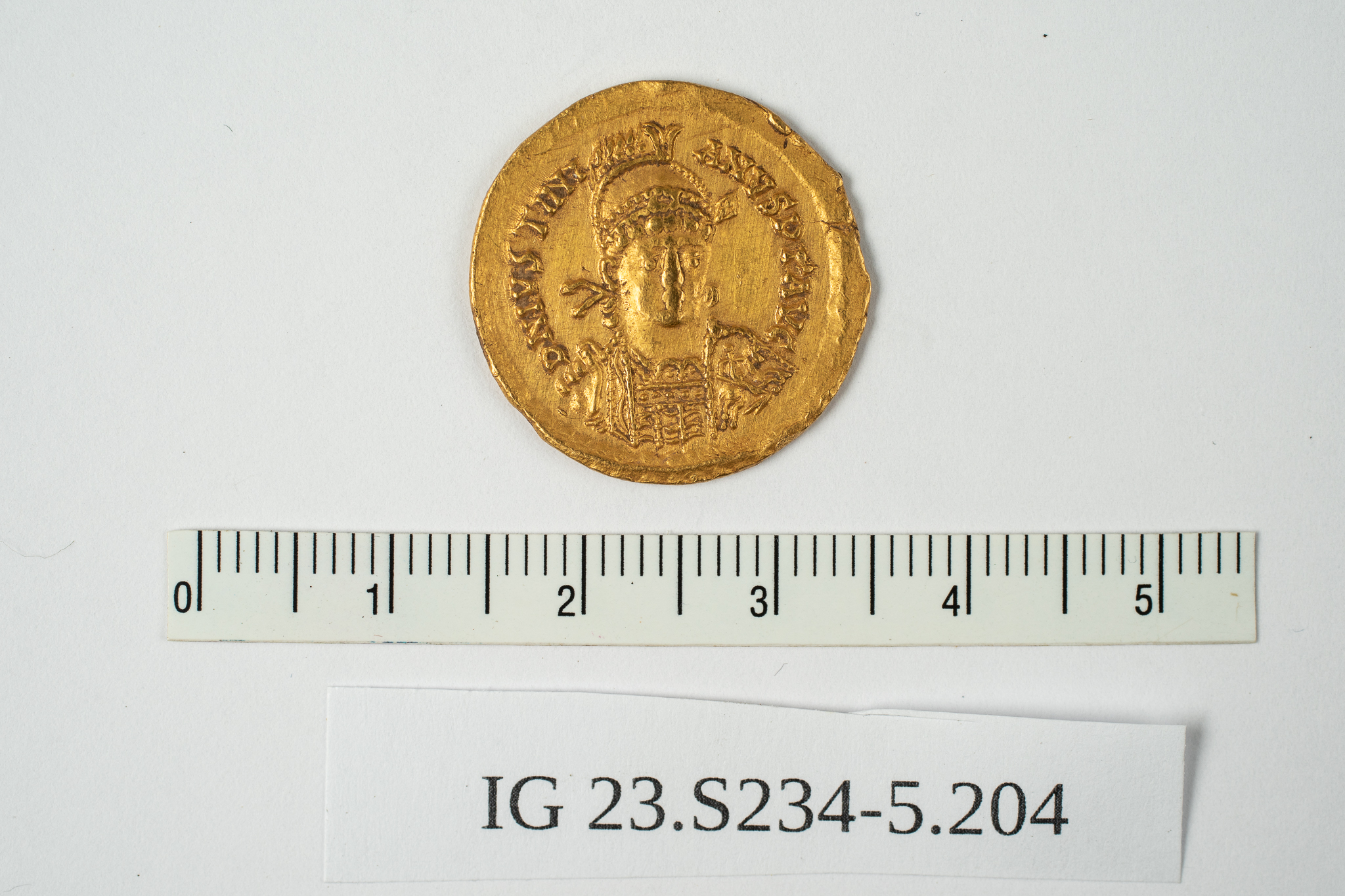 SINGOLO OGGETTO/ moneta, SECOLI/ VI