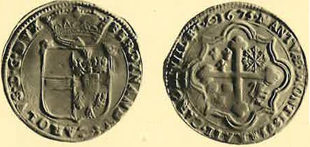 moneta (ultimo quarto SECOLI/ XVII)
