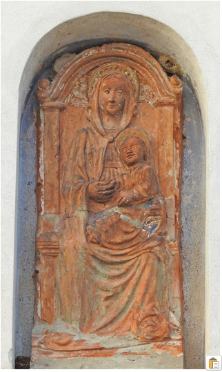 Madonna con Bambino (scultura) di Elia della Marra (attribuito) - ambito mantovano (XV)