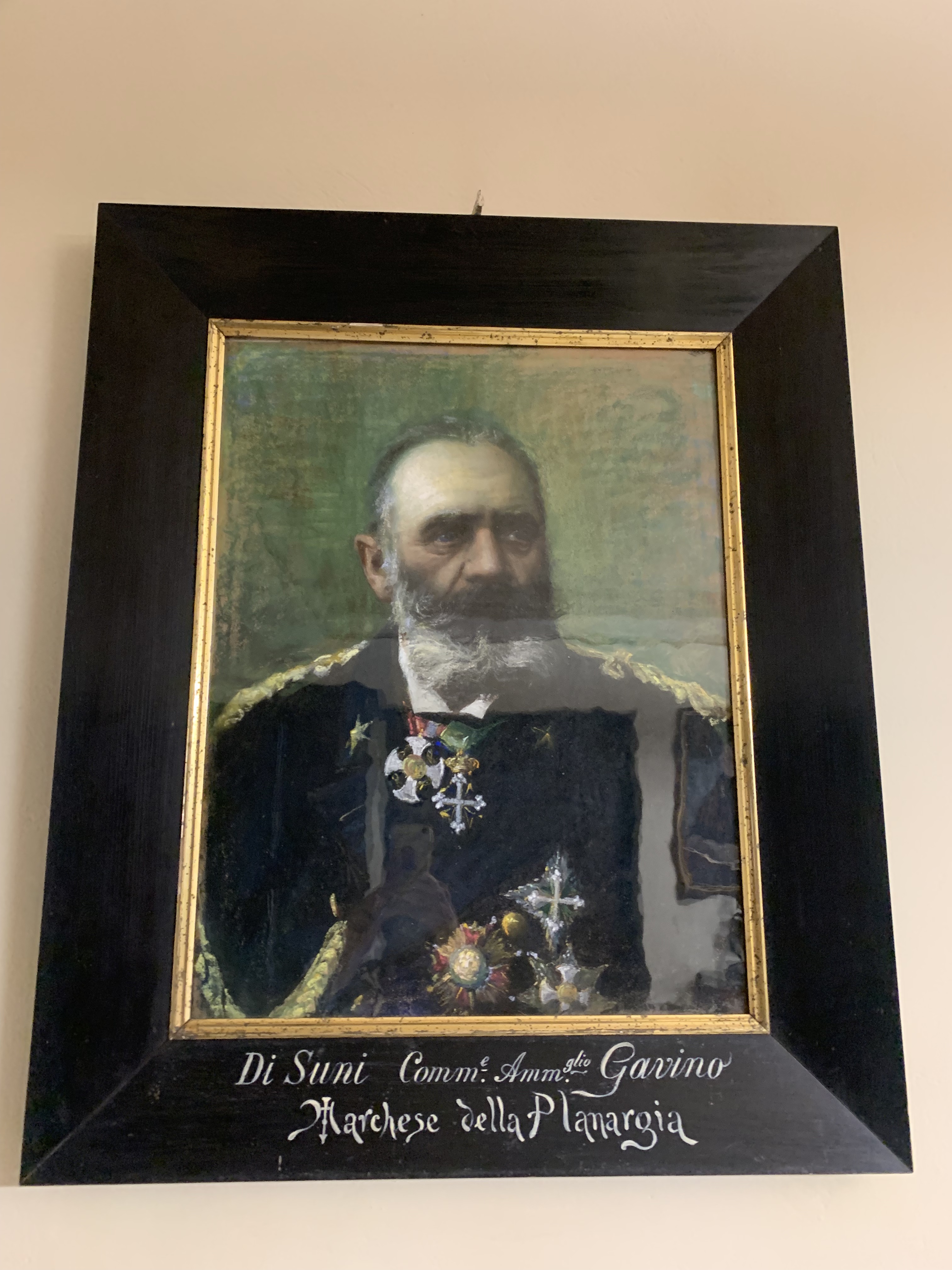 Ritratto del comm. Gavino di Suni, marchese di Planargia, Comm. Gavino di Suni, marchese di Planargia (dipinto - ritratto) di pittore anonimo (attribuito) - ambito italiano (inizio XX)