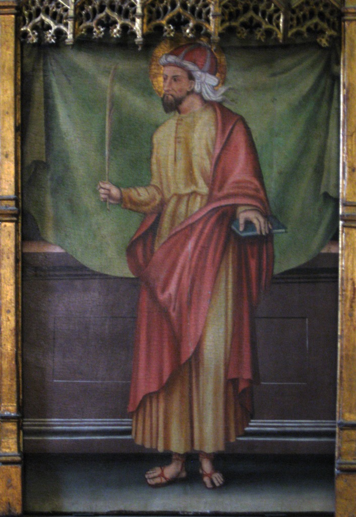 Sant'Antioco (dipinto, elemento d'insieme) di Cavaro, Michele (bottega) (XVI)