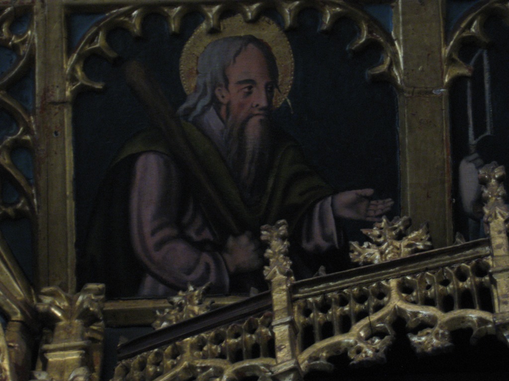 San Giuda Taddeo (dipinto, elemento d'insieme) di Cavaro, Michele (bottega) (XVI)