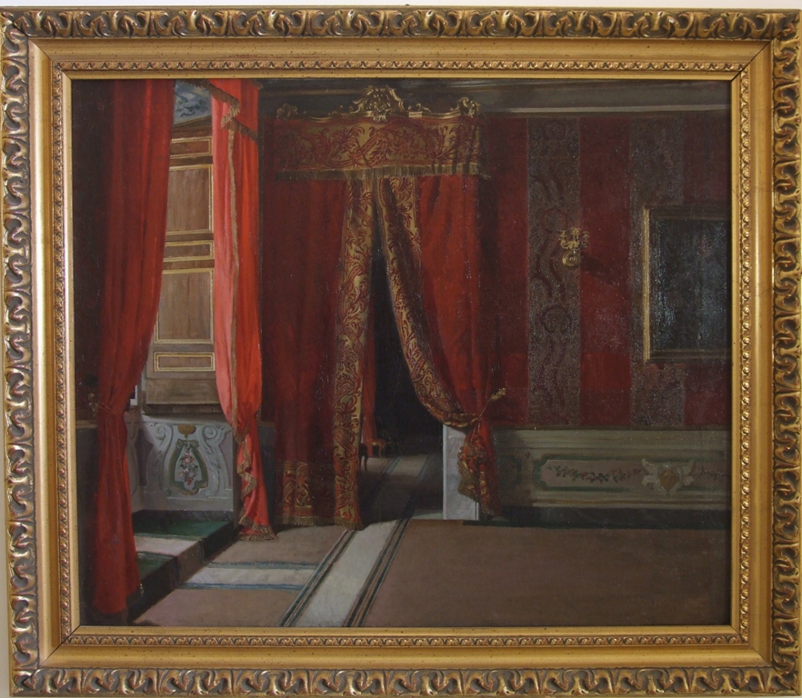 interno di palazzo Corsini a Roma (dipinto) di Aldi Pietro (XIX)