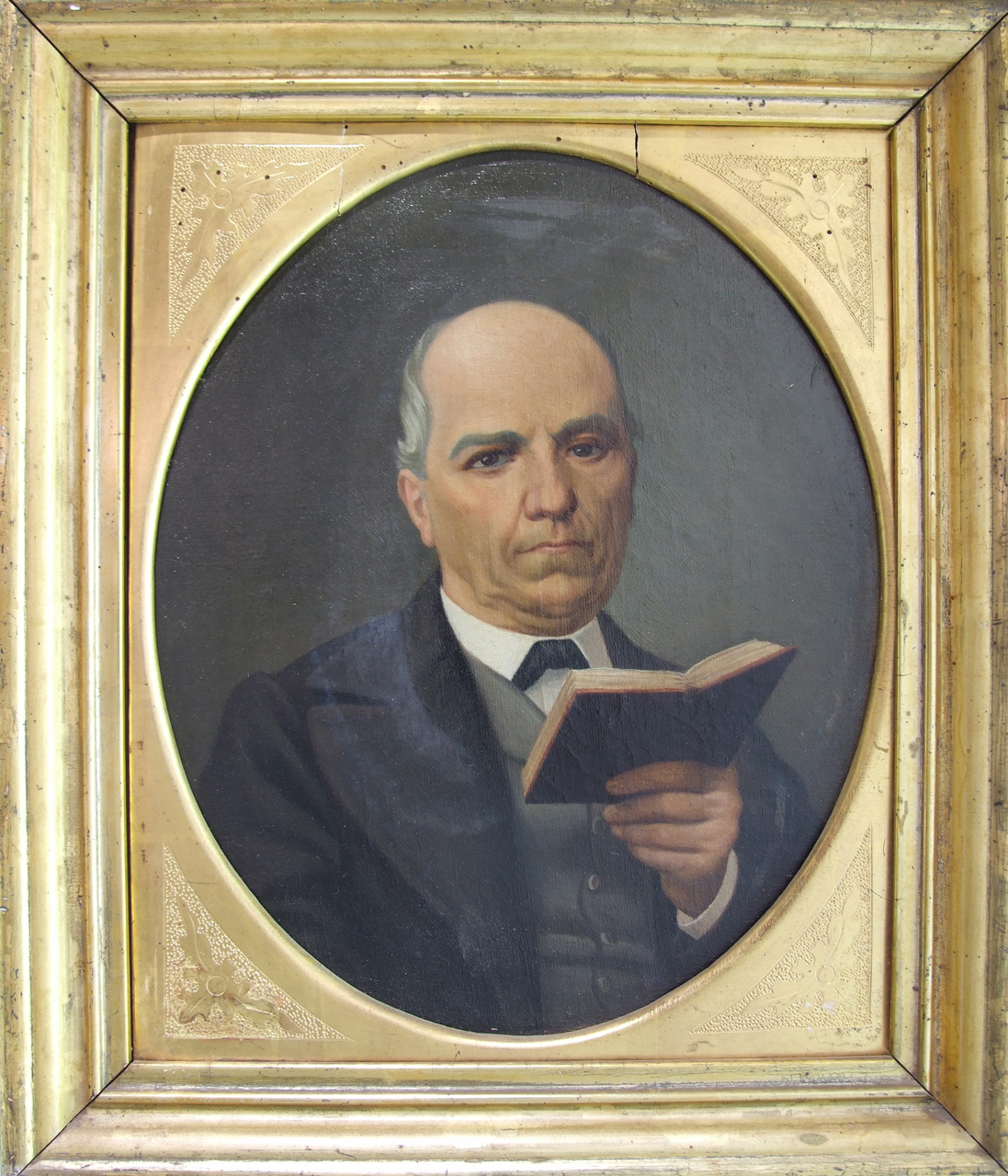 ritratto a mezza figura dell'onorevole Giuseppe Aurelio Rossi (dipinto) di Aldi Pietro (XIX)