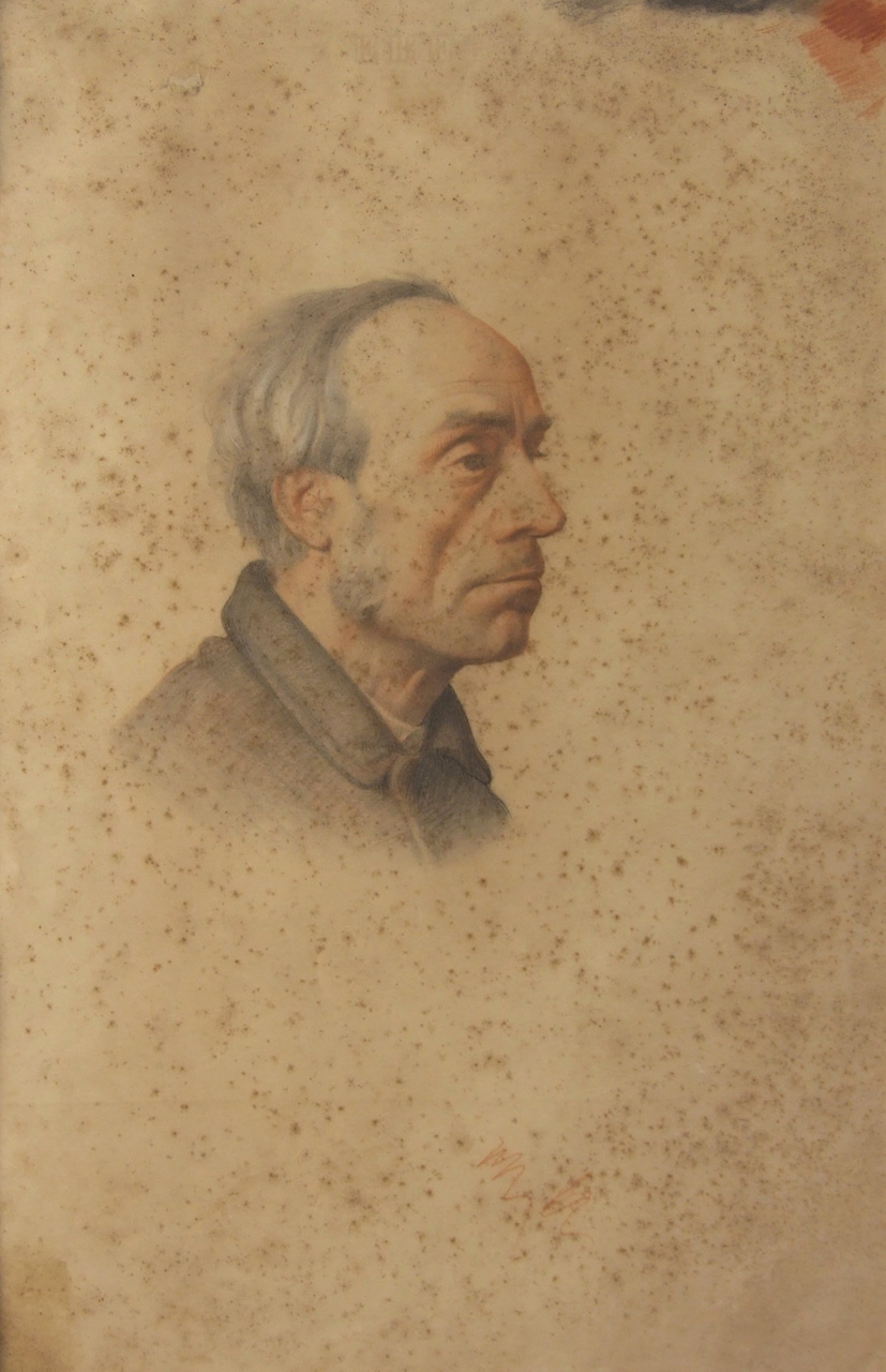 ritratto di Sabatino Matergi (disegno) di Aldi Pietro (XIX)