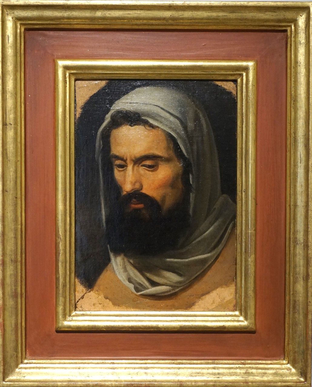 ritratto virile, ritratto di uomo (dipinto) di Aldi Pietro (XIX)