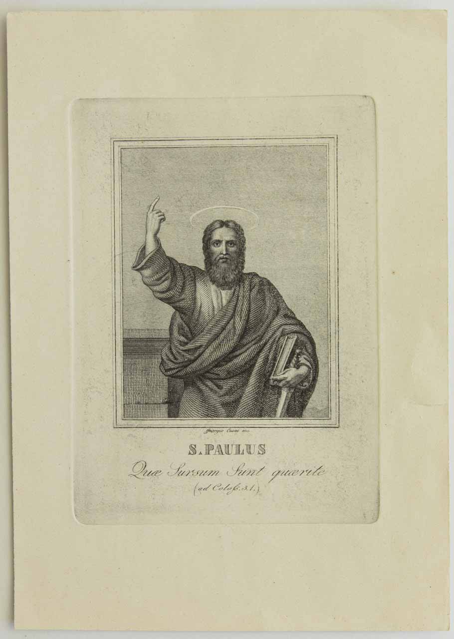 San Paolo (stampa) di Ciani Giorgio - ambito bellunese (XIX)