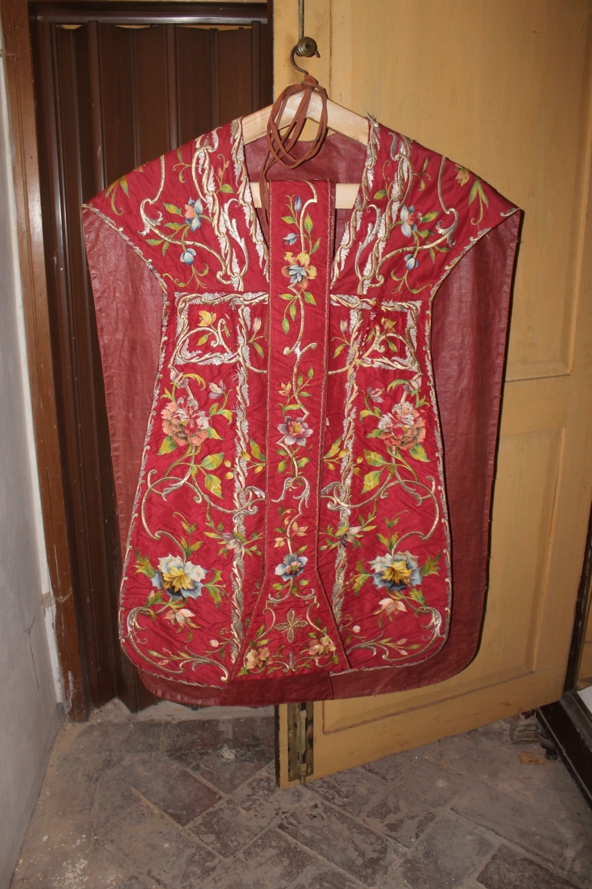 croci con motivi decorativi vegetali e floreali (stola) - manifattura italiana (prima metà XIX)