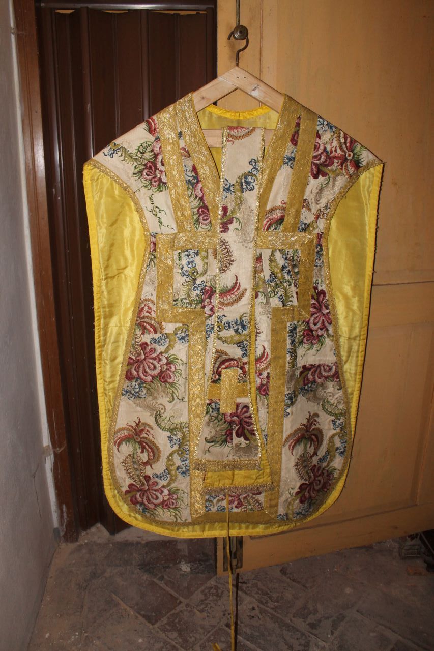 croci con motivi decorativi vegetali (stola) - manifattura italiana (metà XVIII)