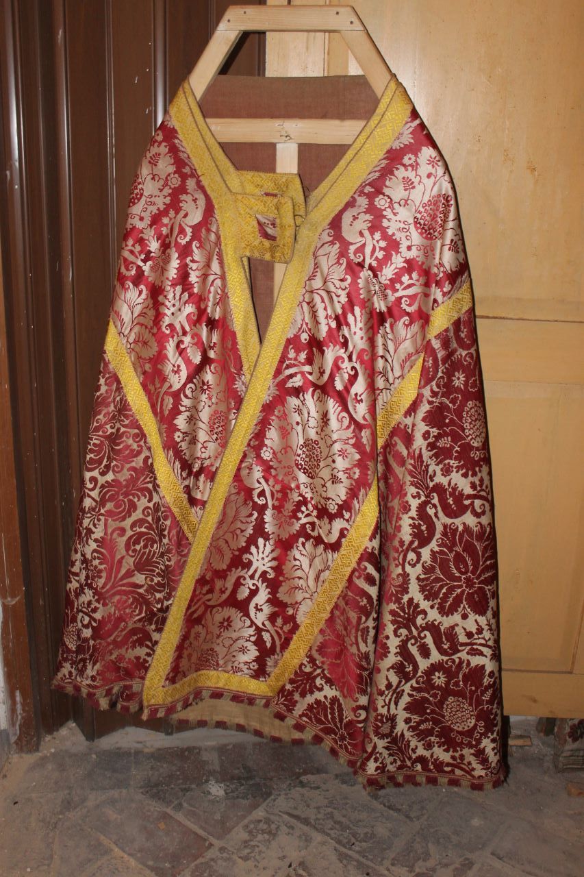 motivi decorativi floreali (piviale) - manifattura italiana (fine XVIII)