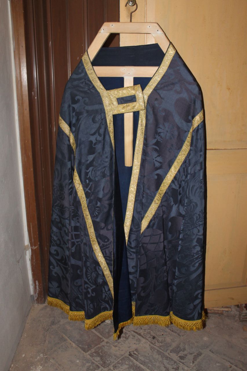 motivi decorativi floreali (piviale) - manifattura italiana (fine XVIII)