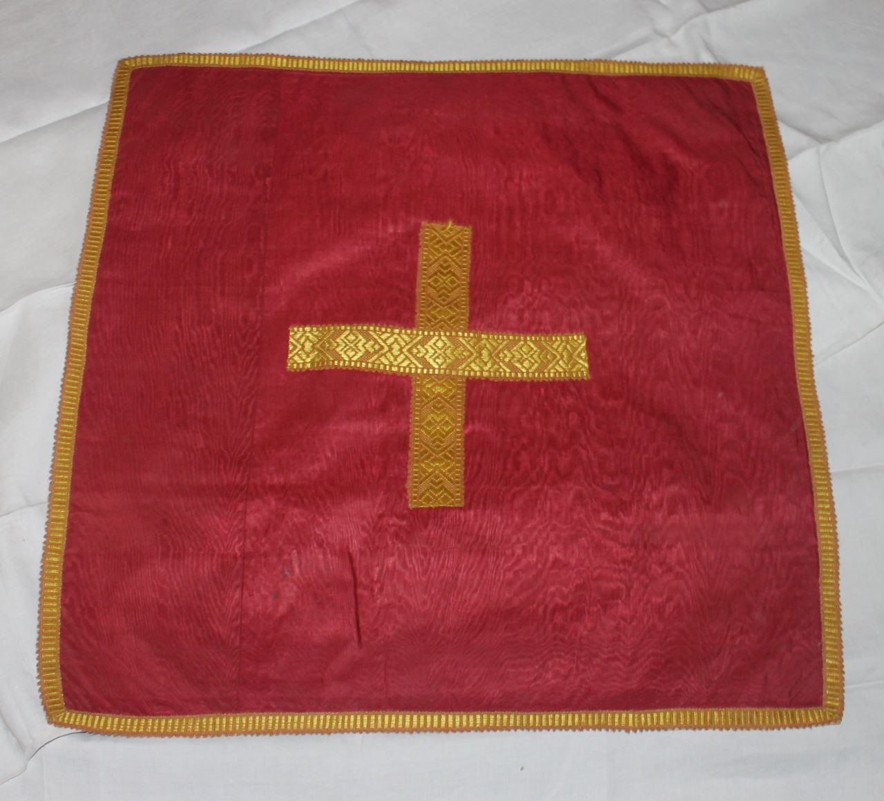 croce (velo di calice) - manifattura italiana (XIX)