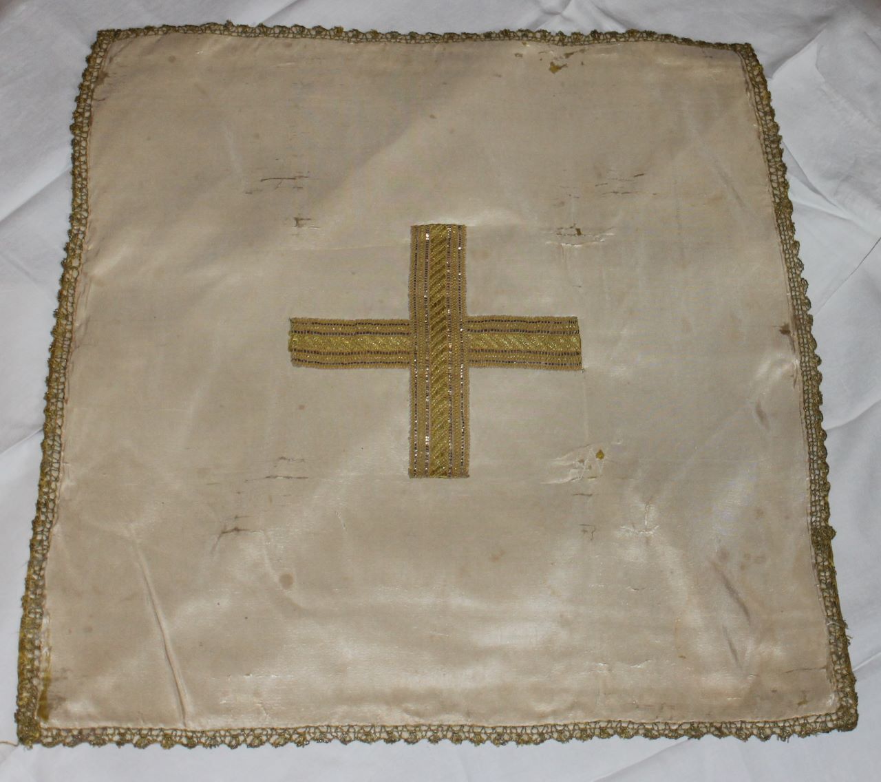 croce (velo di calice) - manifattura italiana (XIX)