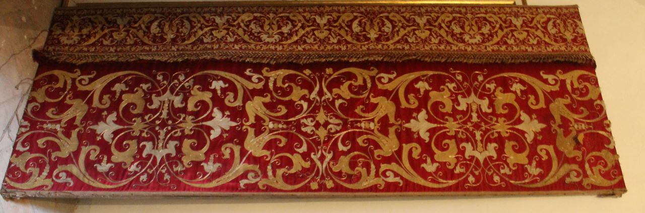 motivi decorativi vegetali e floreali (paliotto - a pannello piano) - manifattura italiana (XVIII)