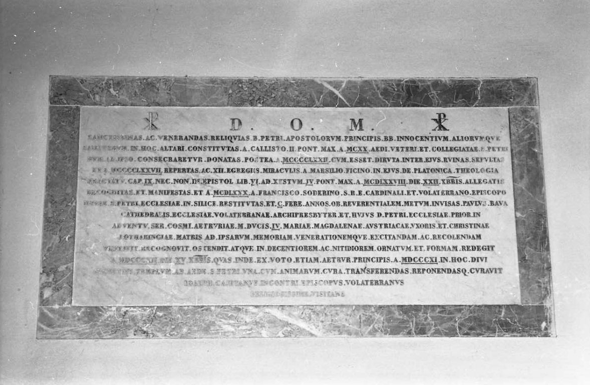 lapide - ambito pisano (XIX)