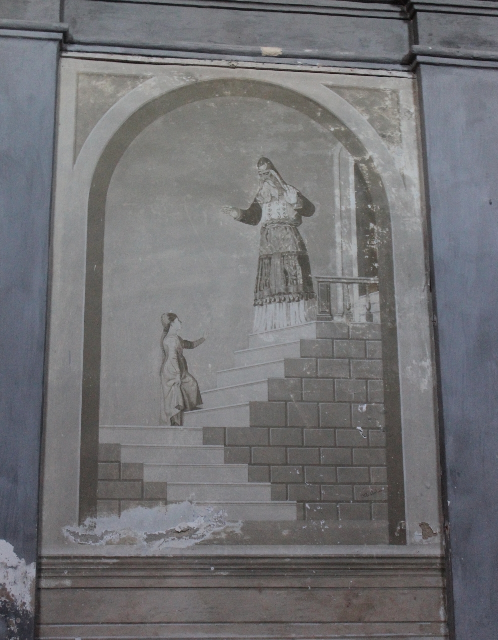 Presentazione al tempio, Presentazione al tempio (dipinto, elemento d'insieme) di Caluri Mario (XX)