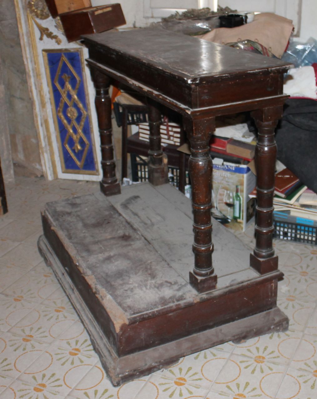 inginocchiatoio - ambito toscano (XVII)