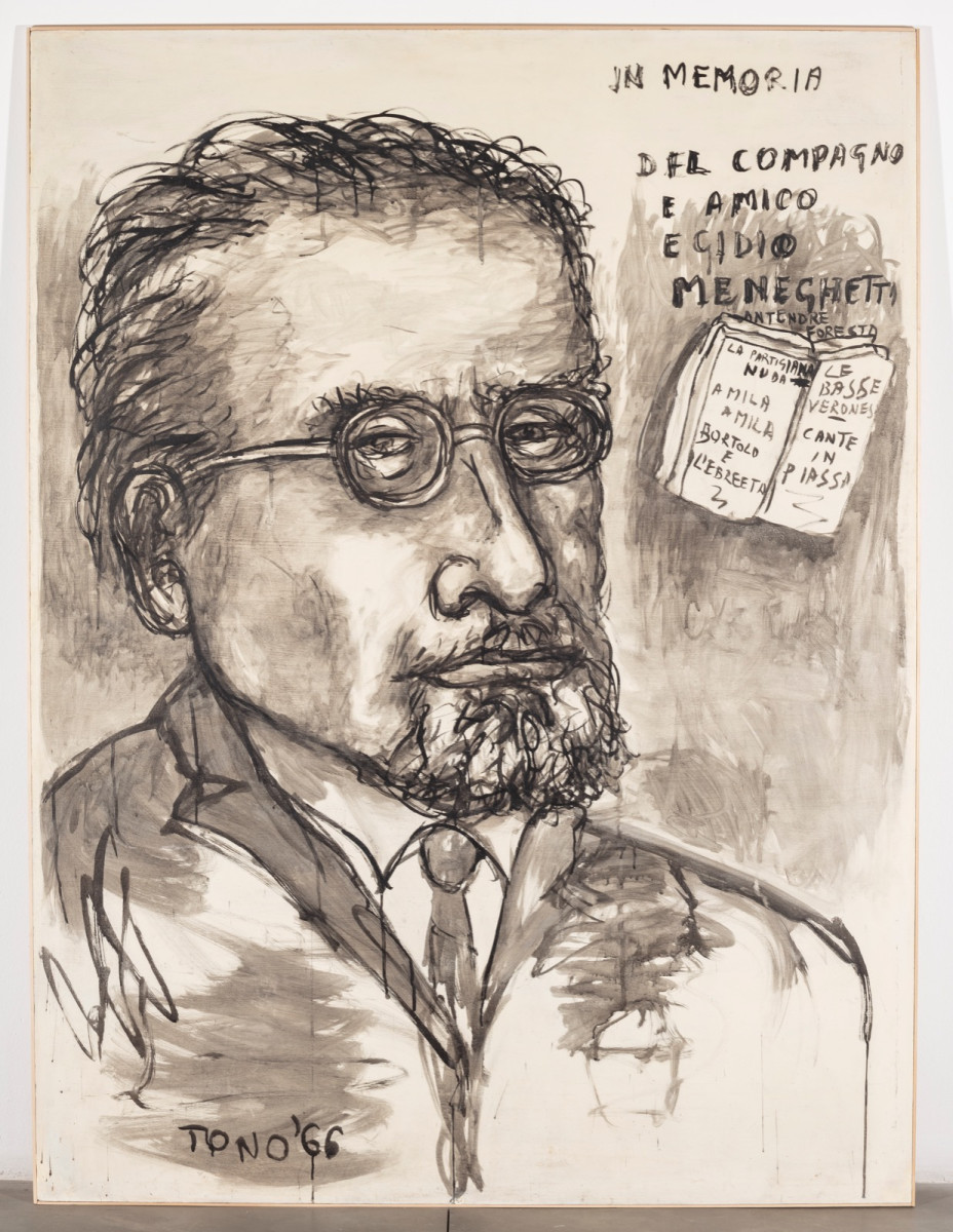 dipinto, opera isolata di Tono Zancanaro (terzo quarto XX)