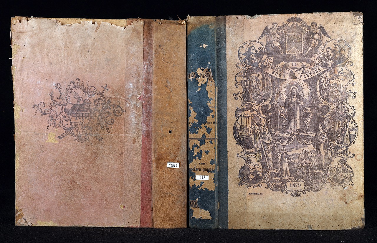 mezza legatura, serie - ambito italiano (seconda metà XIX)