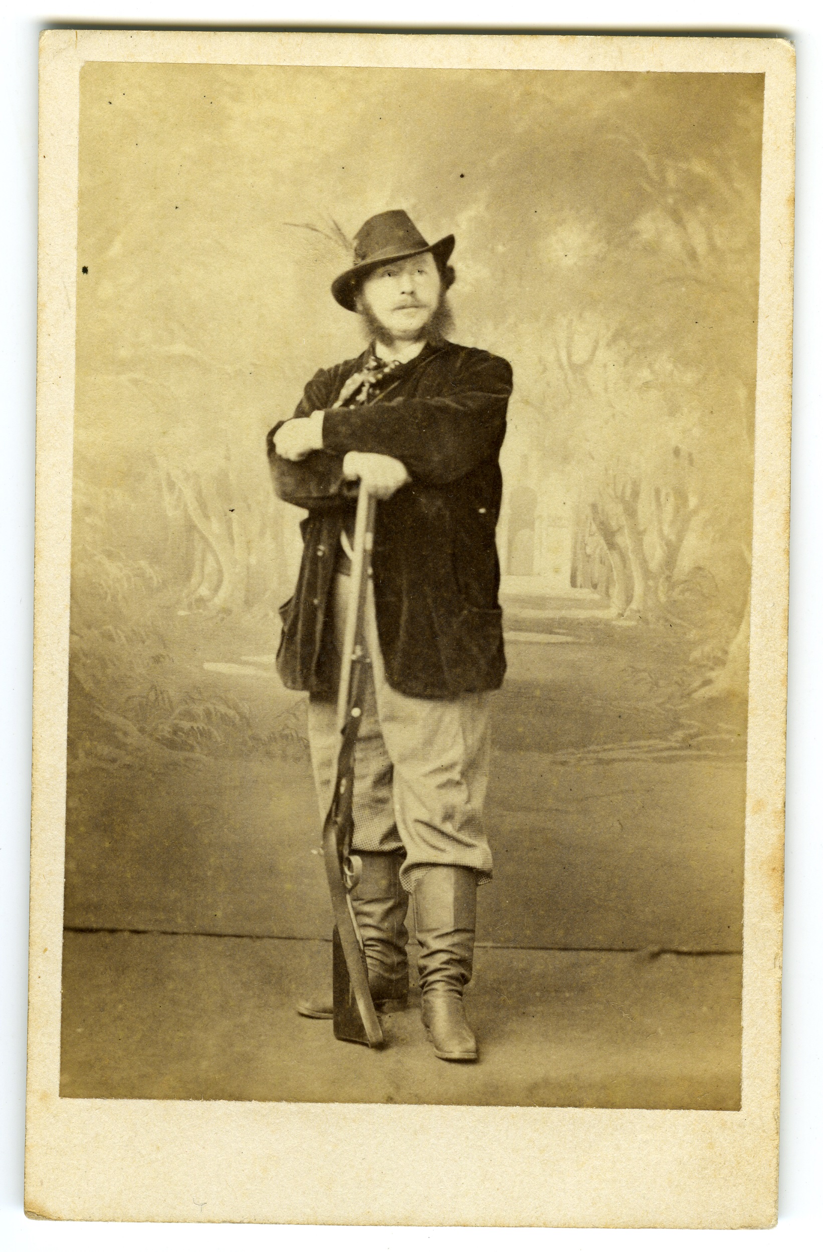 Cacciatore (biglietto da visita) di Tuminello L (XIX)