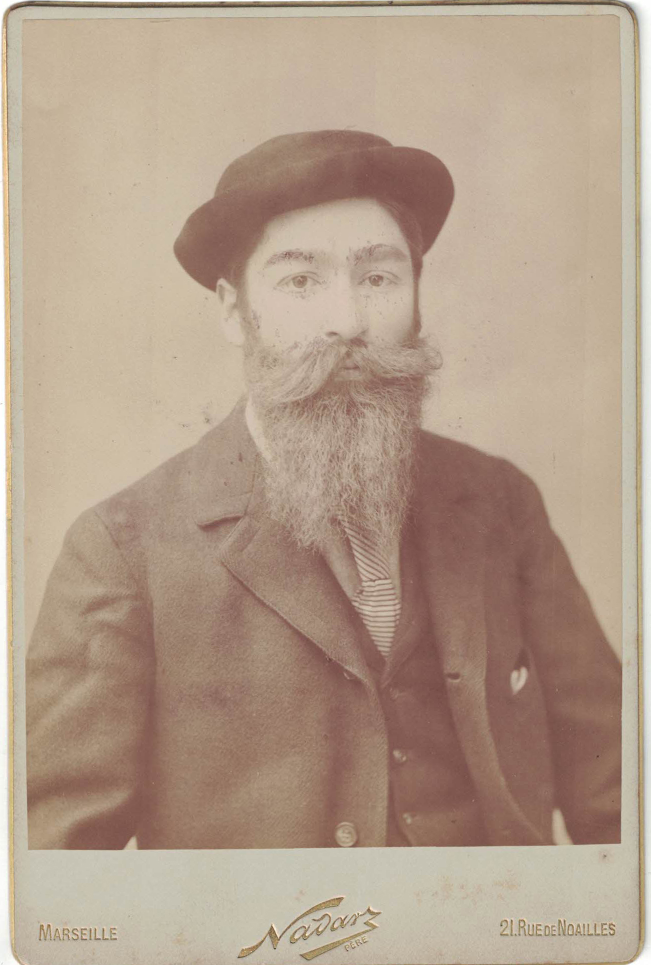 Soggetto anonimo (biglietto da visita) di Nadar (XIX)