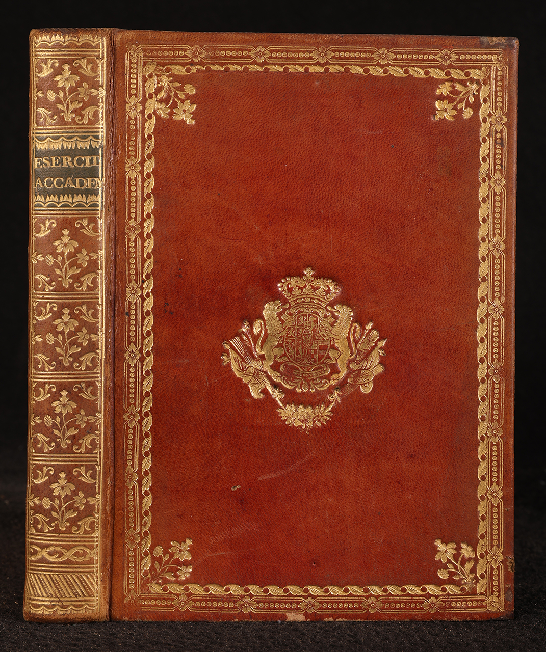 legatura piena - alle armi, opera isolata - ambito piemontese (seconda metà XVIII)