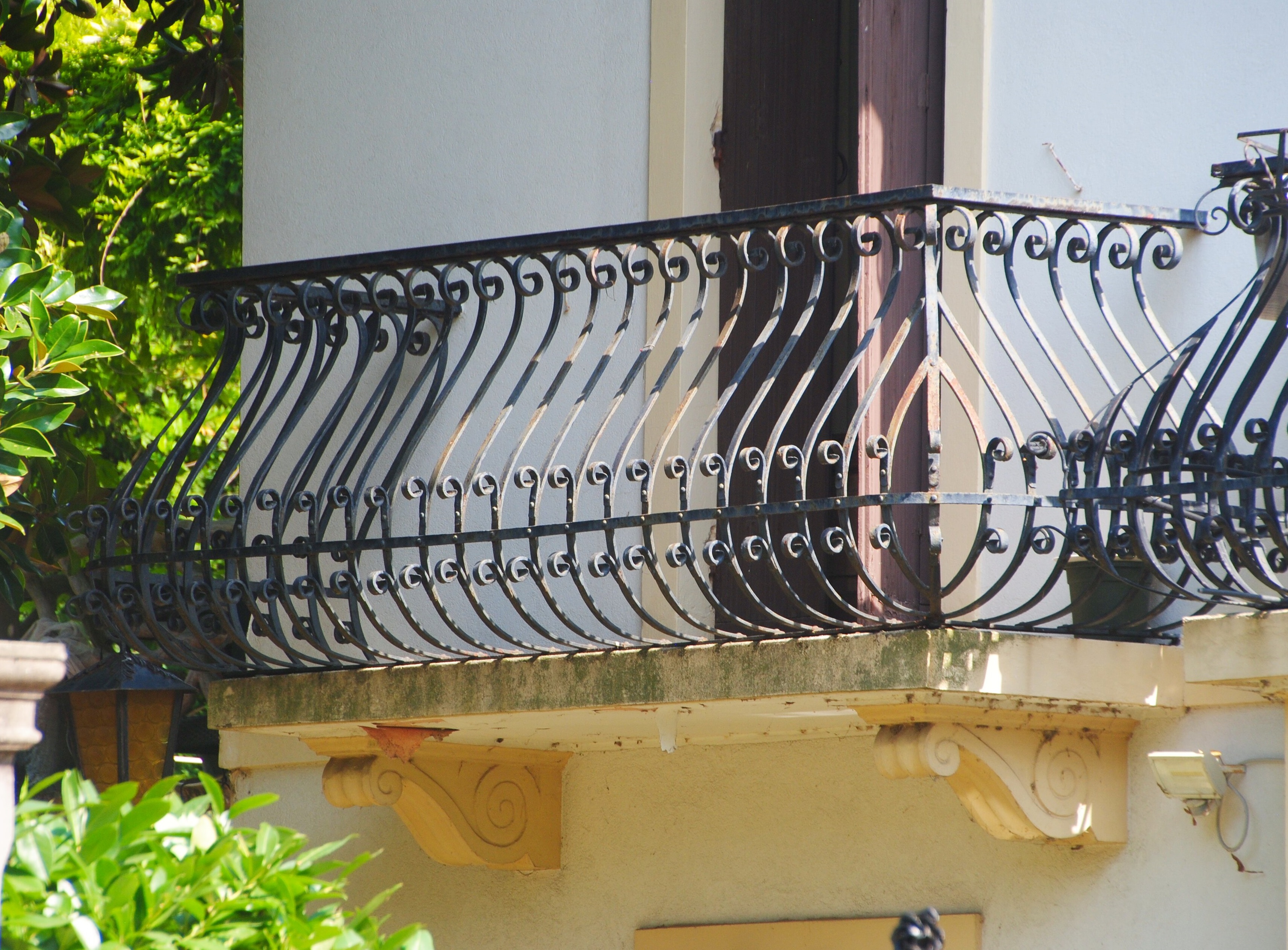 ringhiera - di terrazzino, coppia di Bellotto Umberto (attribuito) (inizio 20)