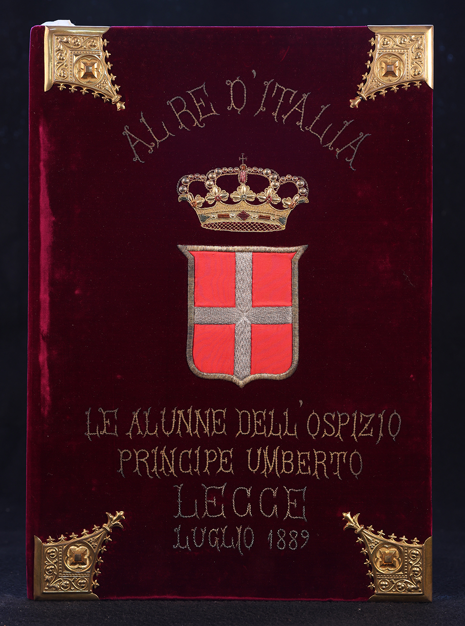 legatura piena - alle armi, opera isolata - ambito italiano (ultimo quarto XIX)