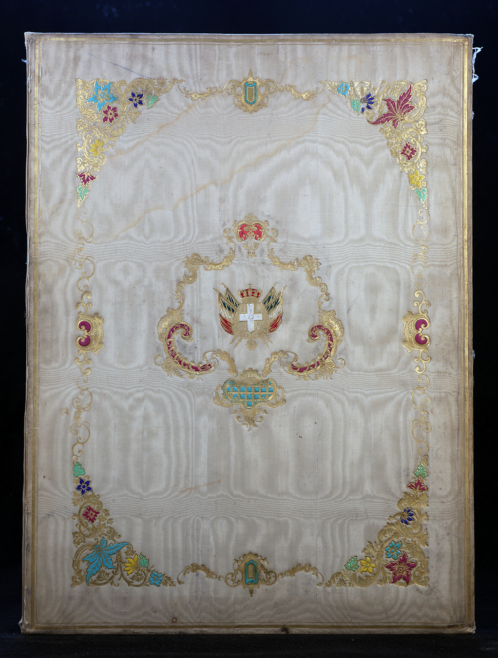 legatura piena - alle armi, opera isolata - ambito italiano (seconda metà XIX)