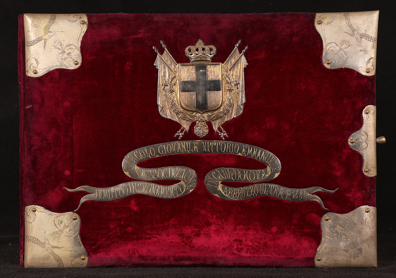 legatura piena - alle armi, opera isolata - ambito italiano (ultimo quarto XIX)