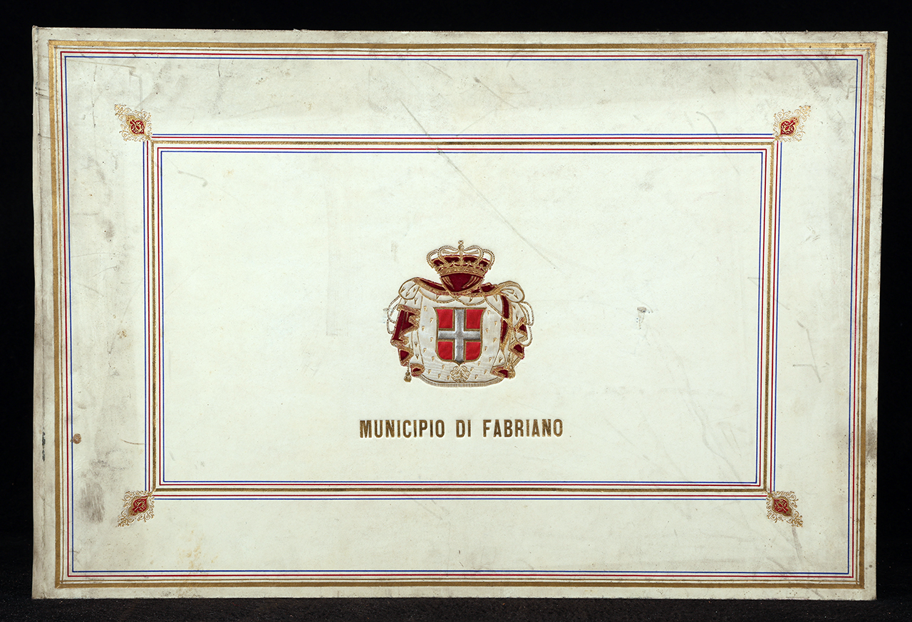 legatura piena - alle armi, opera isolata - ambito italiano (ultimo quarto XIX)