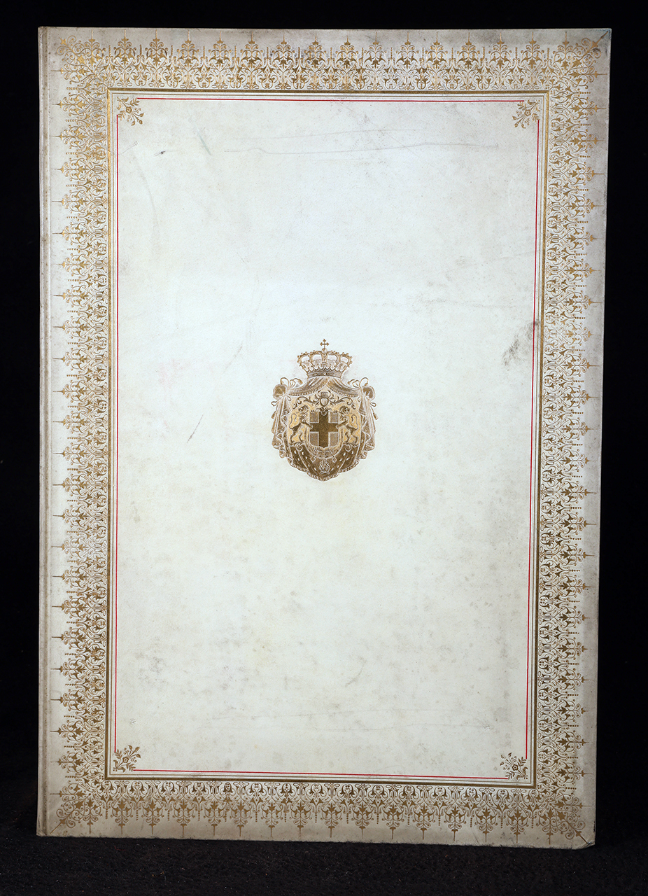 legatura piena - alle armi, opera isolata - ambito piemontese (fine XIX)