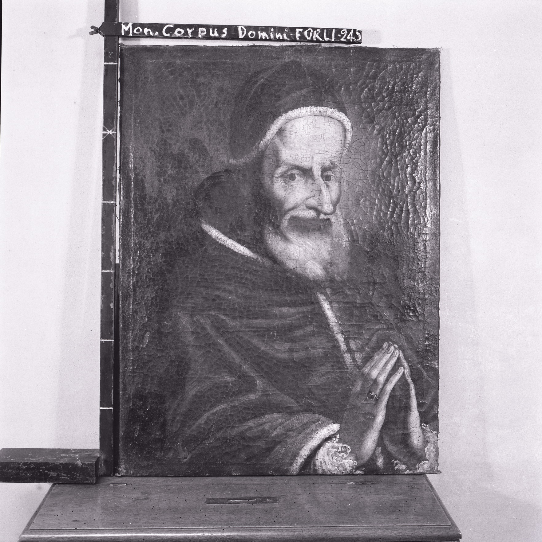 Ritratto di papa Sisto V (dipinto, opera isolata) - ambito romagnolo (XVIII)