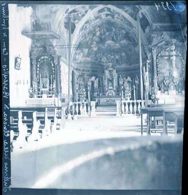 Edifici religiosi: chiesa, Santa Croce al cimitero; Baseglia (negativo) di Amalteo Pomponio, Ongaro, Massimiliano (inizio XX)