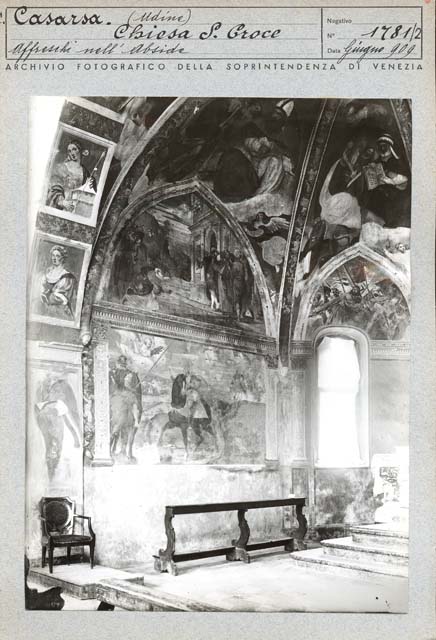 Vedute: interno, abside (positivo) di Sacchis Giovanni Antonio detto Pordenone, Amalteo Pomponio, Caprioli, Giovanni, Gabinetto Fot. Soprintendenza ai Monumenti di Venezia (primo quarto XX)