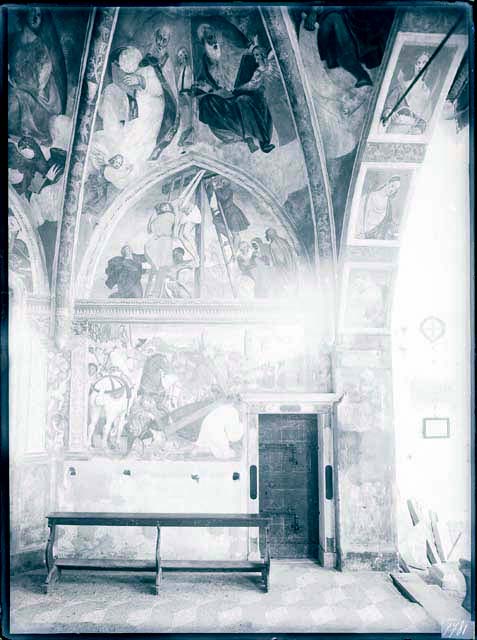 Edifici religiosi: chiesa: Santa Croce e Beata Vergine del Rosario; Casarsa della Delizia (negativo) di Sacchis Giovanni Antonio detto Pordenone (Attr), Caprioli, Giovanni (inizio XX)