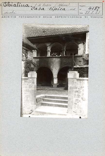 Esterno: loggia (positivo) di Gabinetto Fot. Soprintendenza ai Monumenti di Venezia, Caprioli, Giovanni (primo quarto XX)