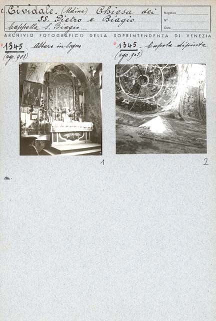 Documentazione storico artistica: affresco, Storie di S. Biagio (positivo) di Gabinetto Fot. Soprintendenza ai Monumenti di Venezia, Ongaro, Massimiliano (inizio XX)