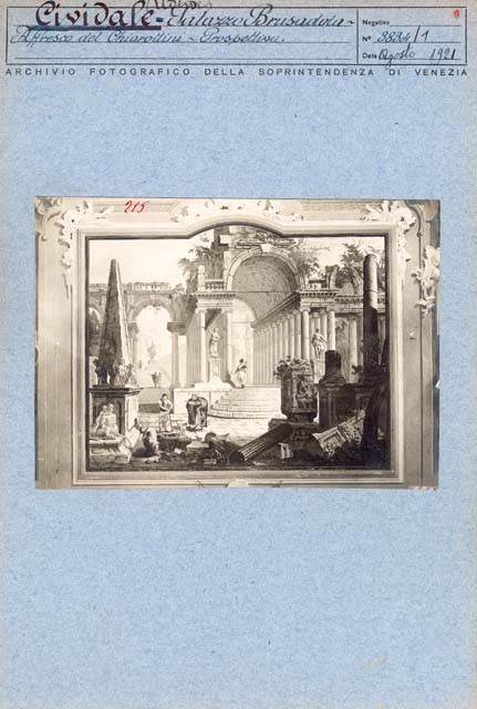 Edifici urbani: palazzo, Brosadola; Cividale del Friuli (positivo) di Chiarottini Francesco, Gabinetto Fot. Soprintendenza ai Monumenti di Venezia (primo quarto XX)