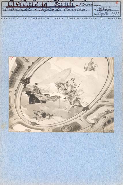 Edifici urbani: palazzo, Brosadola; Cividale del Friuli (positivo) di Chiarottini Francesco, Gabinetto Fot. Soprintendenza ai Monumenti di Venezia (primo quarto XX)