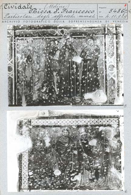 Edifici religiosi: chiesa, San Francesco; Cividale del Friuli (positivo) di Gabinetto Fot. Soprintendenza ai Monumenti di Venezia (secondo quarto XX)