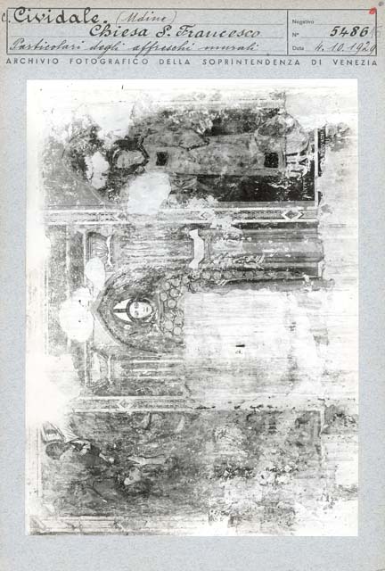 Edifici religiosi: chiesa, San Francesco; Cividale del Friuli (positivo) di Gabinetto Fot. Soprintendenza ai Monumenti di Venezia (secondo quarto XX)