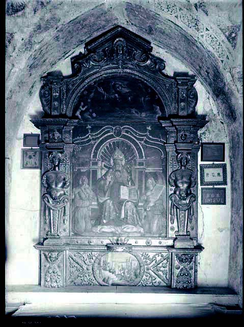 Interno: cappella, S. Biagio (negativo) di Gabinetto Fot. Soprintendenza ai Monumenti di Venezia (secondo quarto XX)