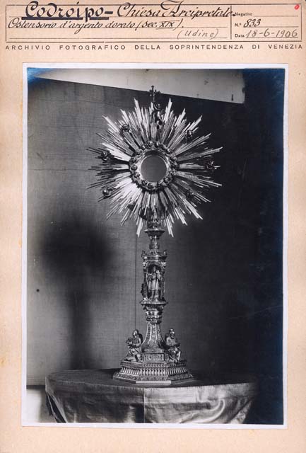 Edifici religiosi: chiesa, S. Maria Maggiore; Codroipo (positivo) di Conti Luigi Domenico, Gabinetto Fot. Soprintendenza ai Monumenti di Venezia (inizio XX)