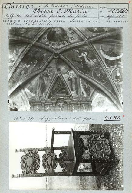 Interno: abside (positivo) di Urbanis Giulio, Gabinetto Fot. Soprintendenza ai Monumenti di Venezia, Caprioli, Giovanni (primo quarto XX)