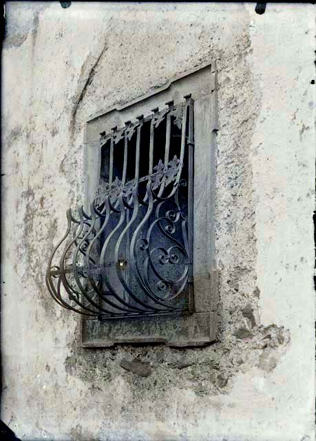 Documentazione storico artistica: inferriata (negativo) di Caprioli, Giovanni (primo quarto XX)