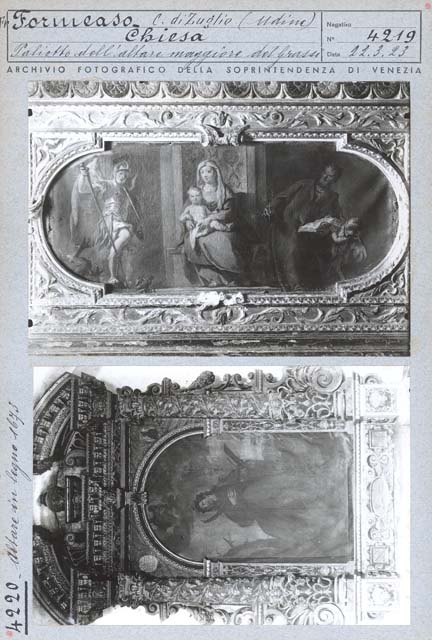 Edifici religiosi: chiesa, San Michele; Formeaso (positivo) di Gabinetto Fot. Soprintendenza ai Monumenti di Venezia, Caprioli, Giovanni (primo quarto XX)