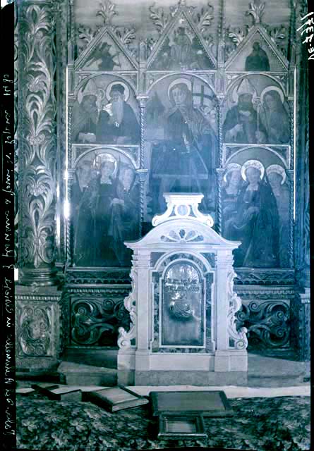 Interno: abside (negativo) di Andrea di Bertolotto detto Andrea Bellunello, Ongaro, Massimiliano (inizio XX)