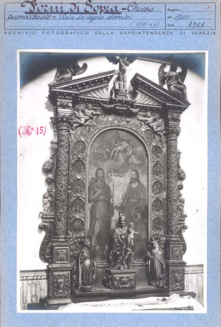 Interno (positivo) di Comuzzo Gerolamo, Battigelli, Ernesto, Gabinetto Fot. Soprintendenza ai Monumenti di Venezia (inizio XX)